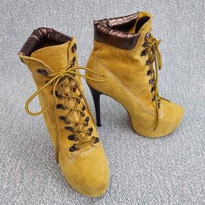 Onlymaker Stiletto Heel "J-Lo" Boots, Sz 12